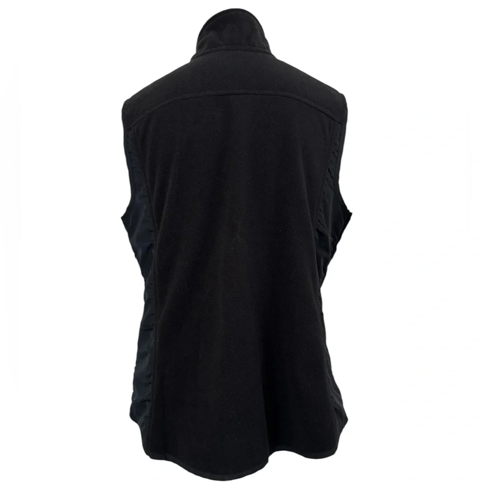 Tek Gear Black Sleeveless Zip-Up Vest - Picture 2 of 6